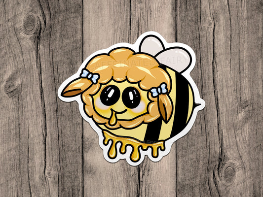 LambieBee Honey Bee Vinyl Sticker