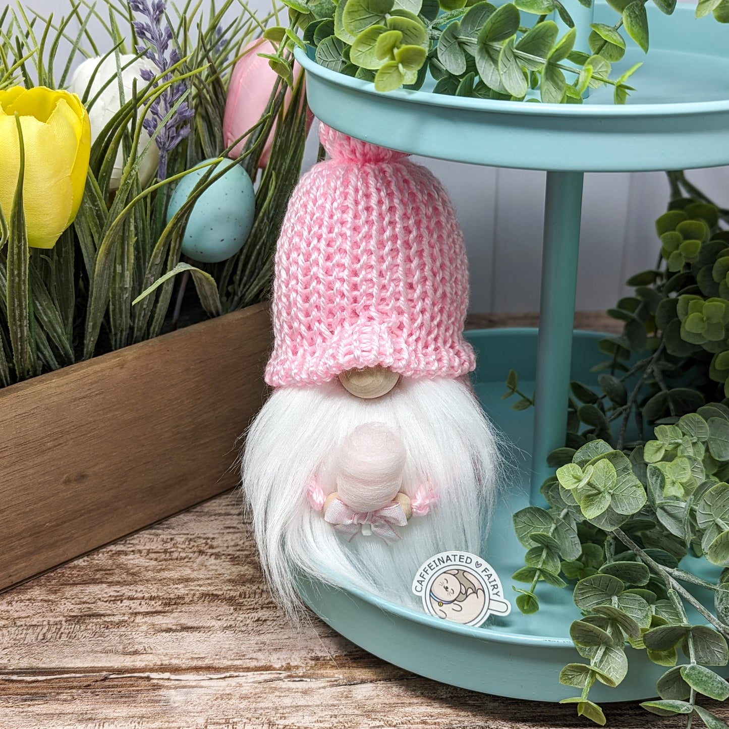 Pink Cotton Candy Gnome