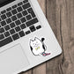 Spill Coffee Cat Vinyl Sticker