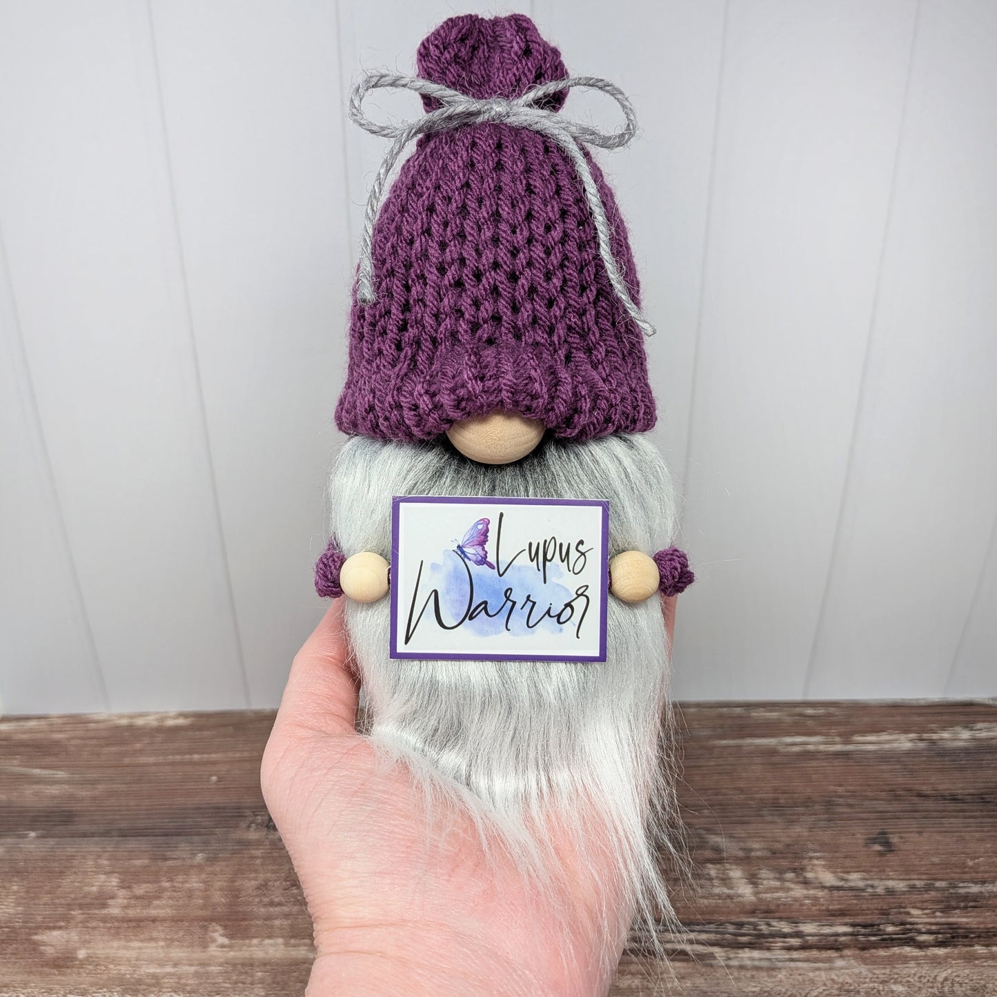 Lupus Warrior Gnome - Lupus Awareness Spoonie Gift