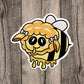 LambieBee Honey Bee Vinyl Sticker