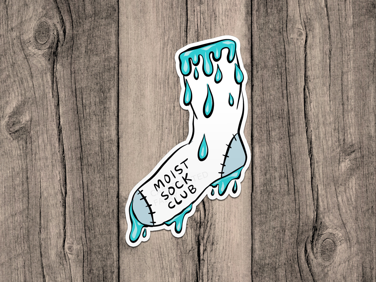 Moist Sock Club Vinyl Sticker