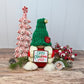 Crazy Christmas Lady Gnome: Tiered Tray Decor