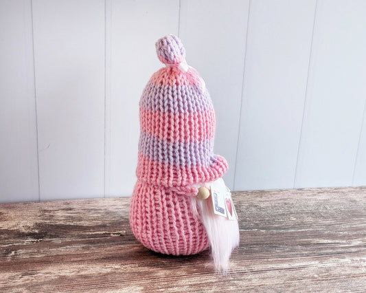 Pink Love Gnome: Valentine's Day Tiered Tray Decor