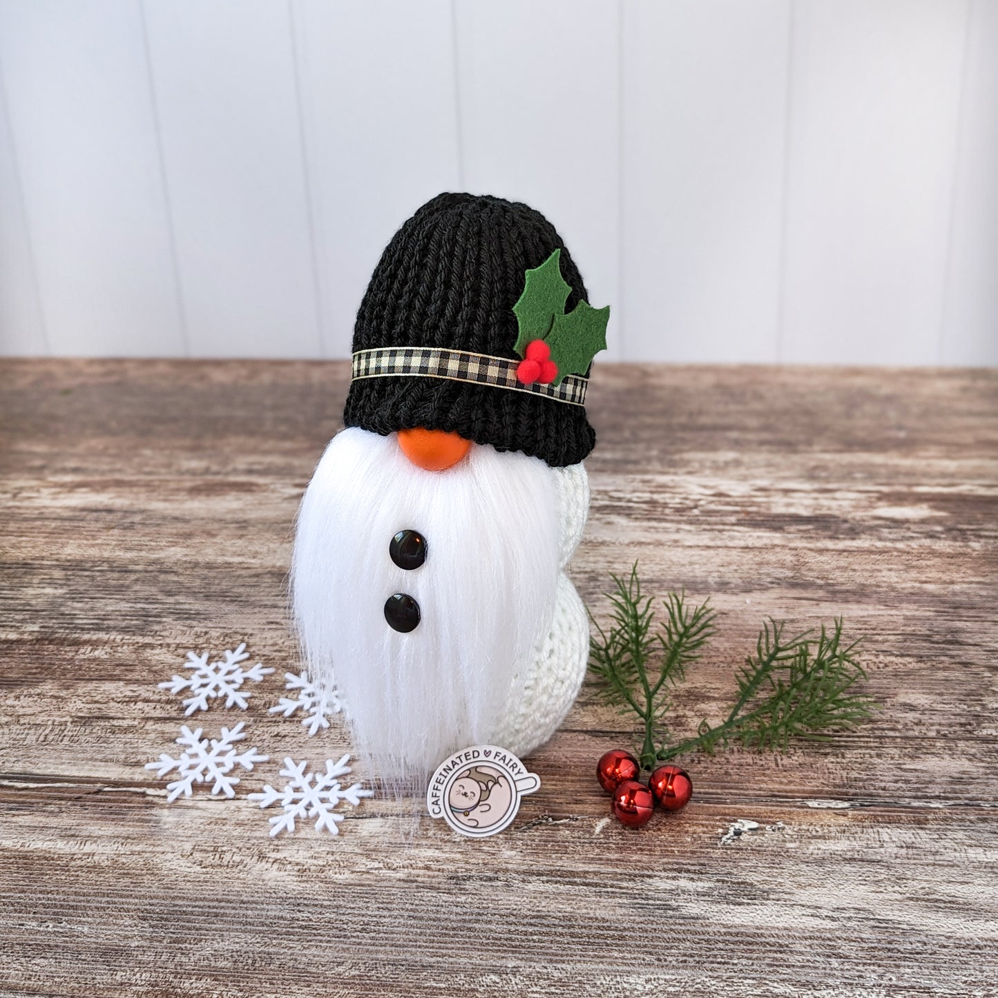 Winter Snowman Gnome