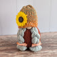 Sunflower Farmhouse Fall Gnome: Rustic Tiered Tray Decor